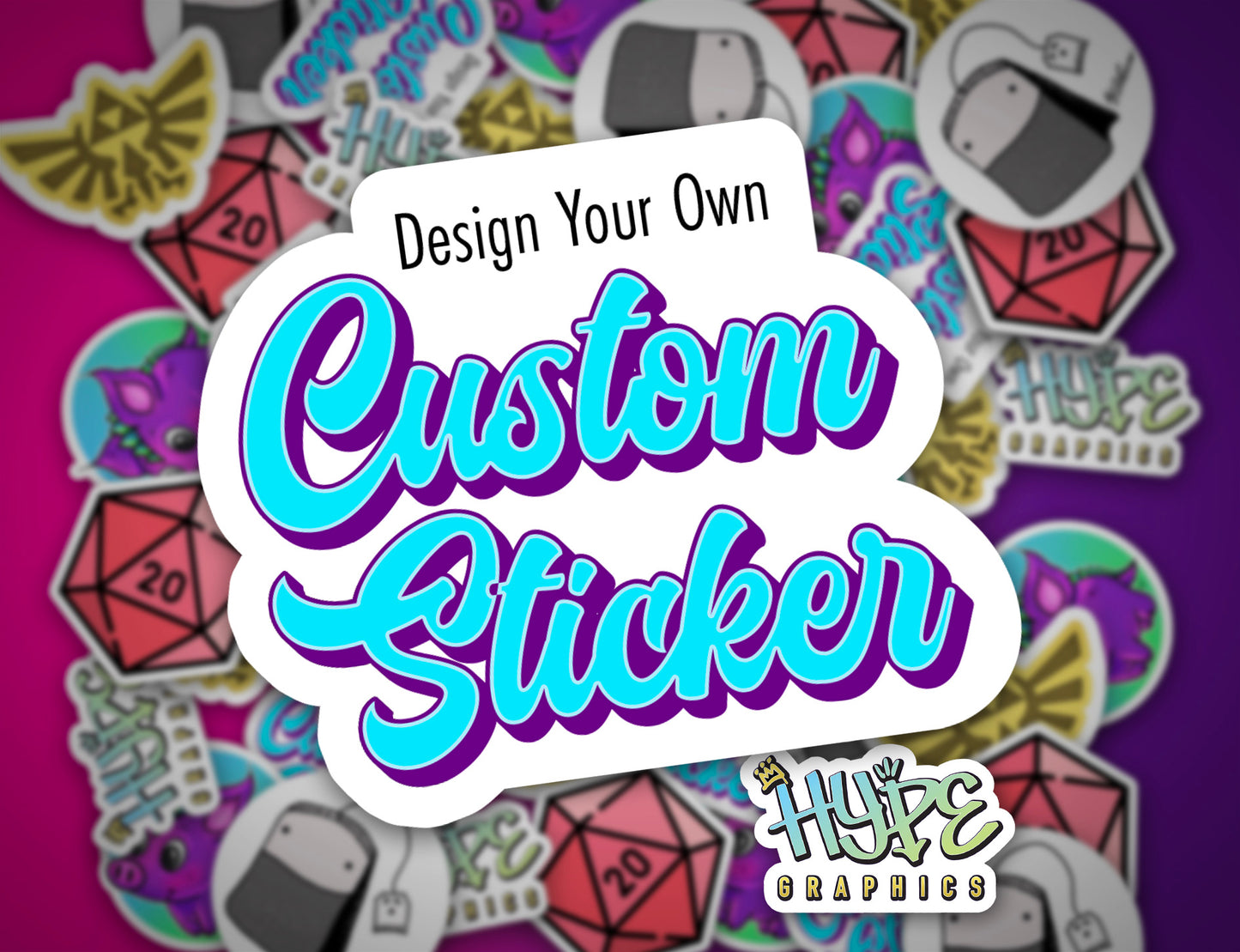 Design Your Own Custom Stickers!