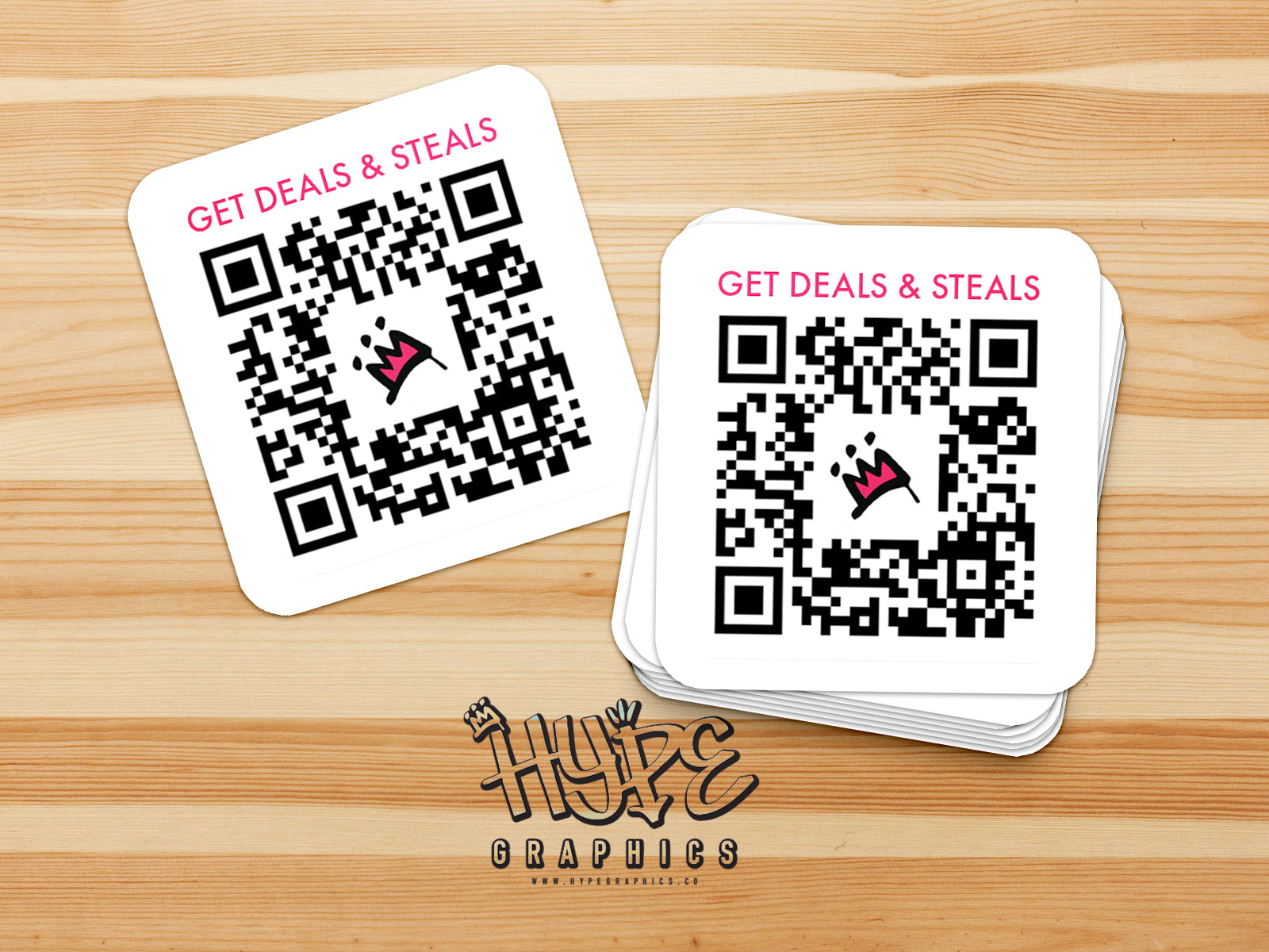 Bulk Custom QR Code Stickers: Waterproof UV Resistant Vinyl Decals ...